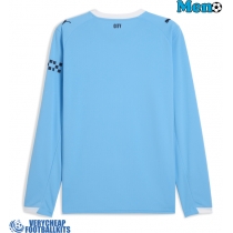 Manchester City Replica Home Shirt 2025-26 Long Sleeve